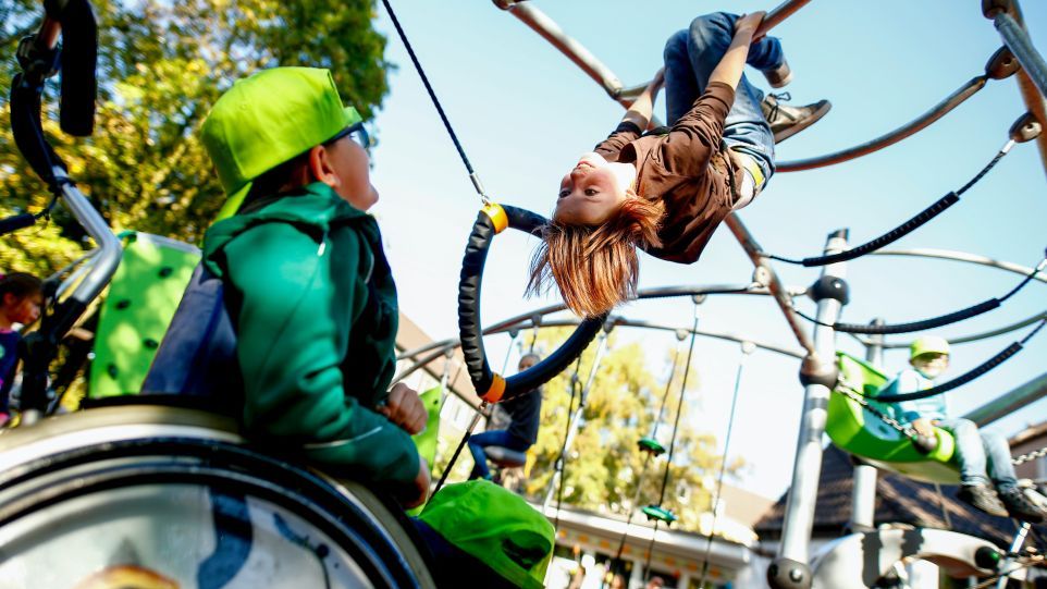 Inklusiver Spielplatz in Duisburg
