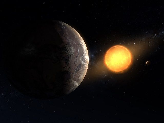 Exoplanet und Stern