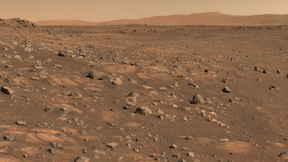 Boulders on the surface of Mars Boulders on the surface of Mars