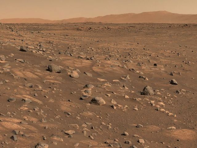 Boulders on the surface of Mars Boulders on the surface of Mars