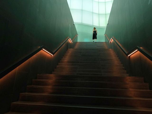 Woman on a staircase Woman on a staircase
