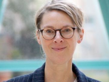 The picture shows Bettina Böhm - Secretary General of the Leibniz Association.