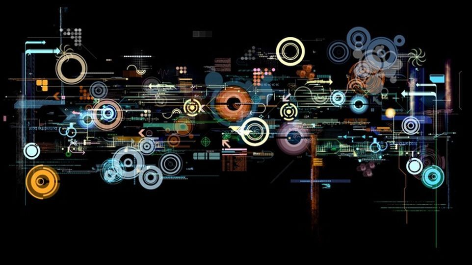 Aus Kreisen zusammengesetztes Keyvisual des Programms