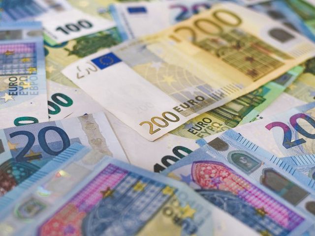 Euro-Geldscheine unterschiedlichen Werts