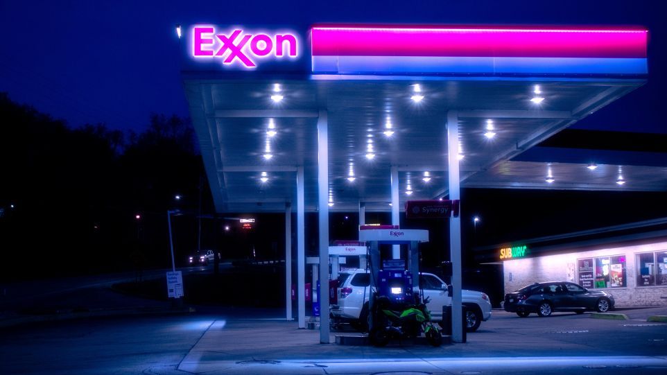 Exxon-Tankstelle Exxon-Tankstelle