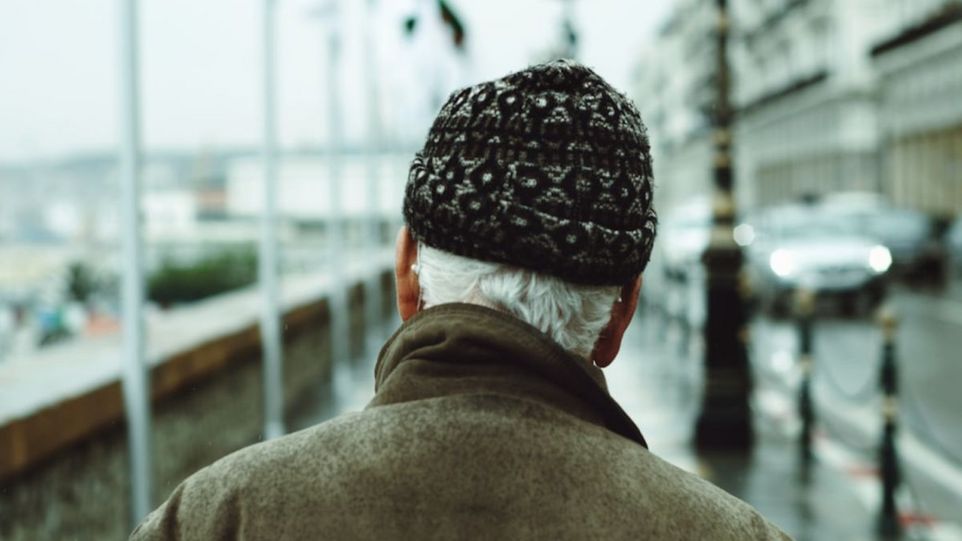 Old man from behind