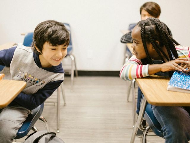 Schüler im Klassenzimmer