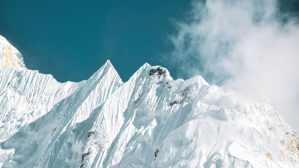 Himalaya Snow and ice-covered mountain peaks
