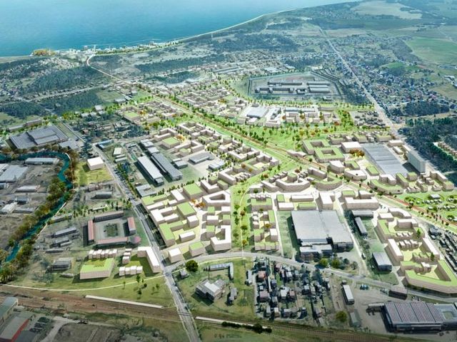 Visualisierung des Ostsees in Cottbus