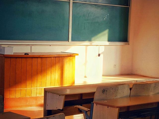 Leeres Klassenzimmer