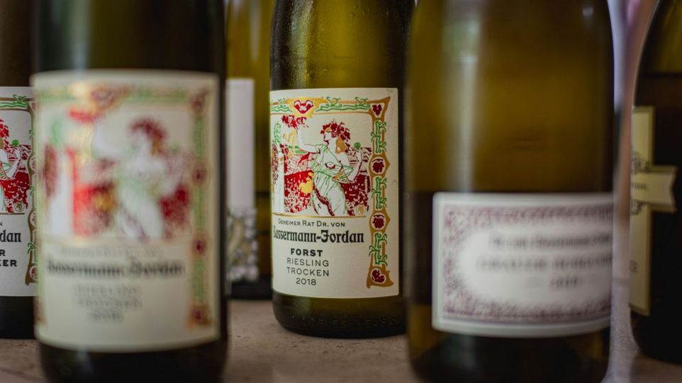 Riesling-Flaschen