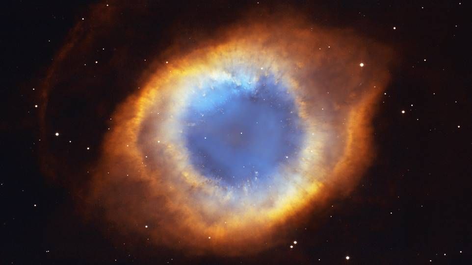 The planetary nebula NGC 7294 ("Helix Nebula"), an object from the near vicinity of the Sun